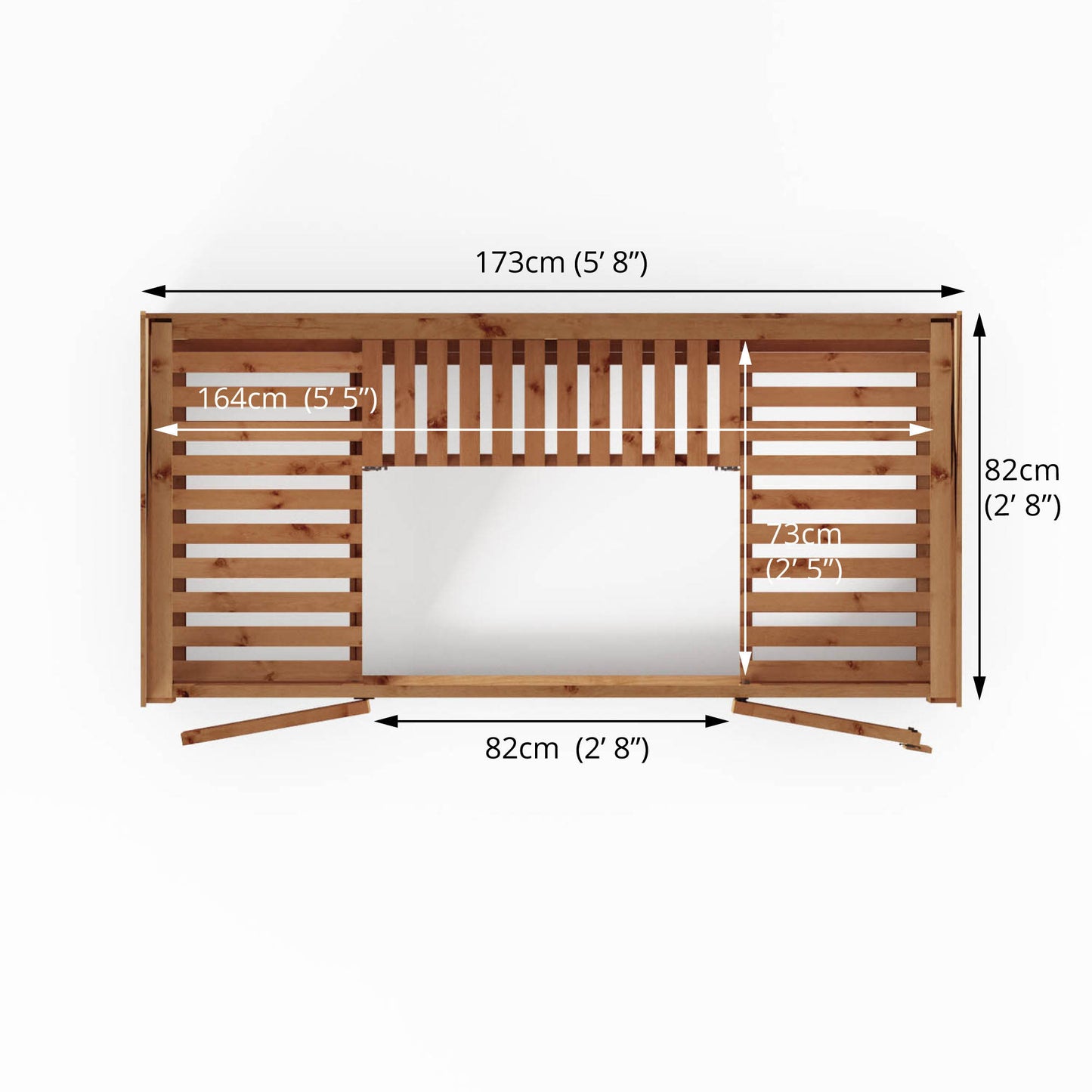 6’ x 3’ Wooden Victorian Greenhouse With Shelves UV Resistant Tounge & Groove UK Made