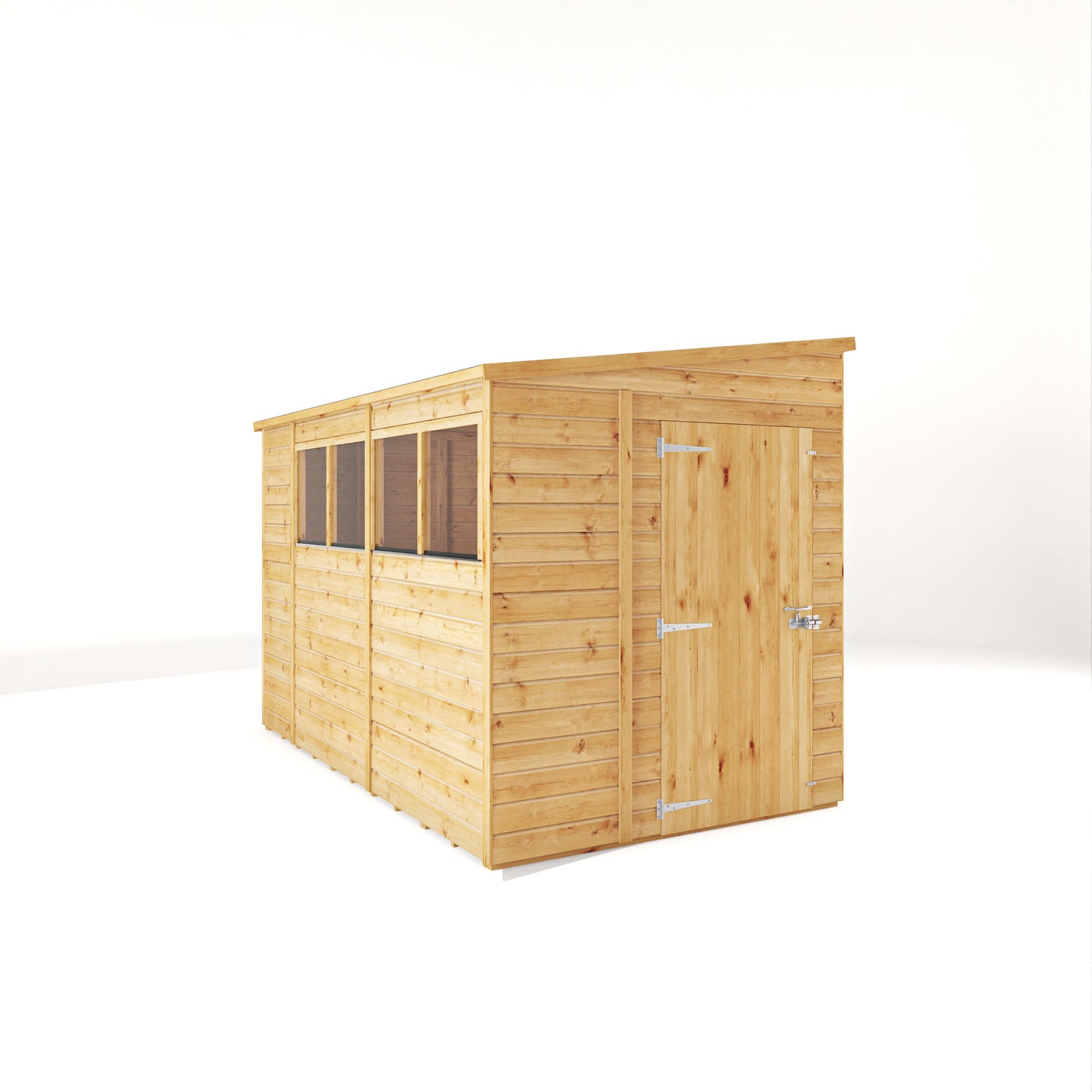 Premium Wooden Garden Shed Shiplap Pent Roof - The Woodsman