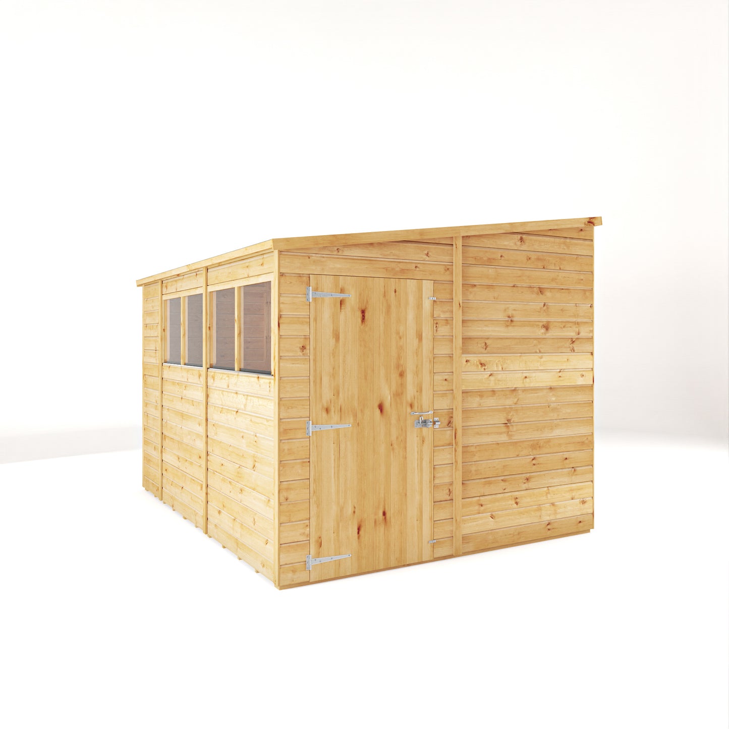 Premium Wooden Garden Shed Shiplap Pent Roof - The Woodsman