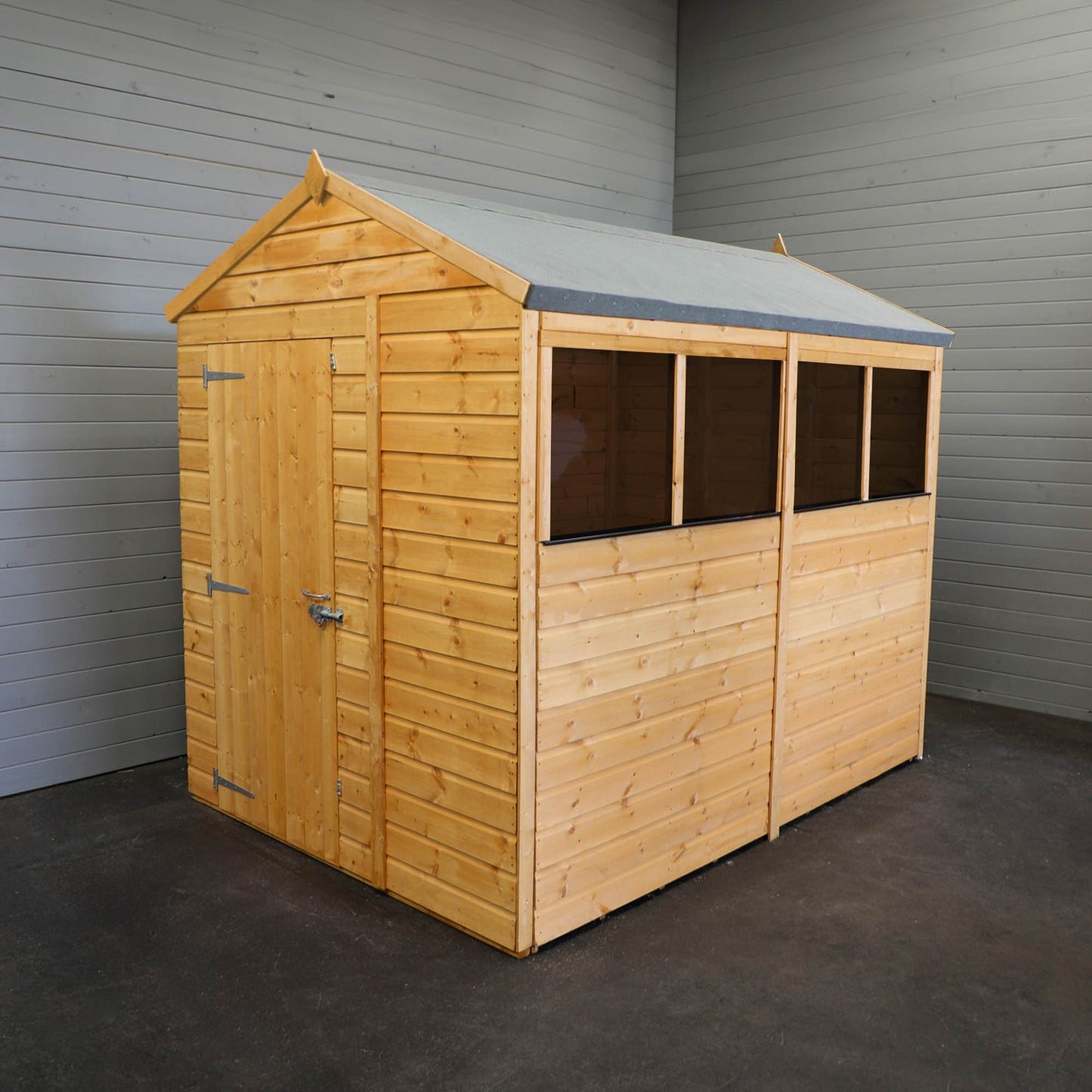 Premium Wooden Garden Shed Shiplap Apex Roof - The Woodsman