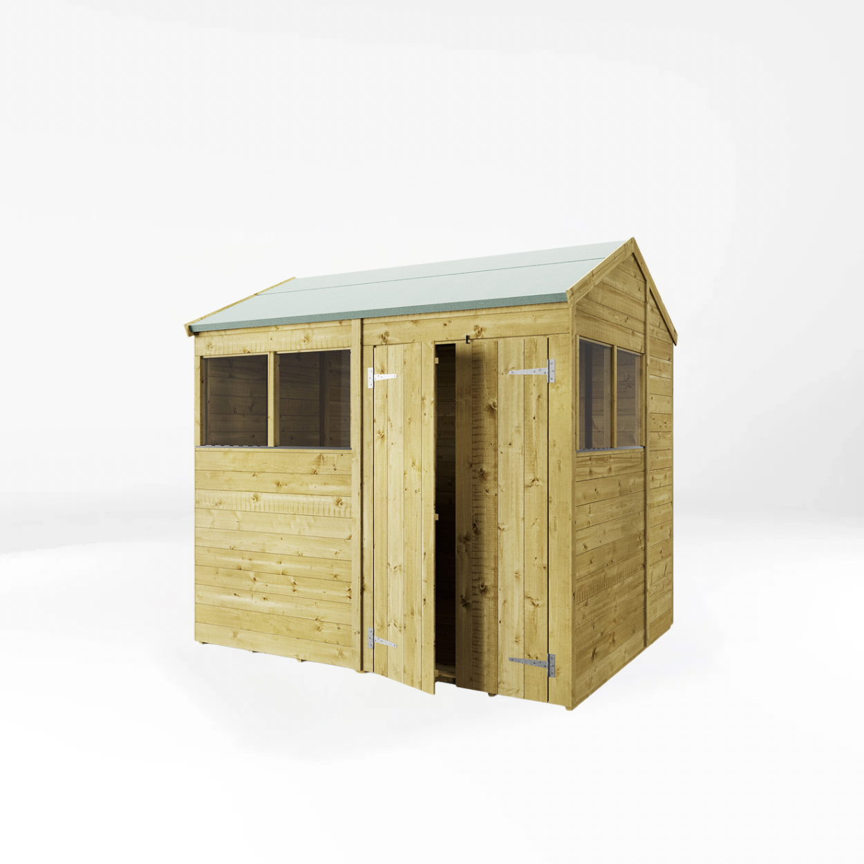 Versatile Overlap Wooden Garden Shed with Pent & Apex Roof Options