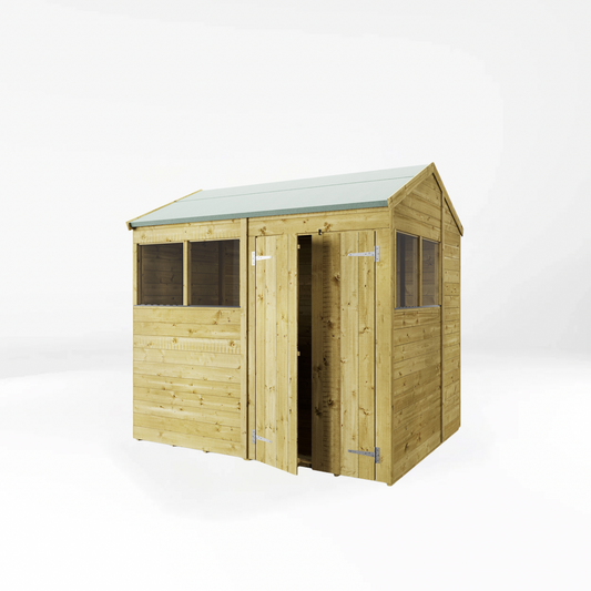 Versatile Overlap Wooden Garden Shed with Pent & Apex Roof Options