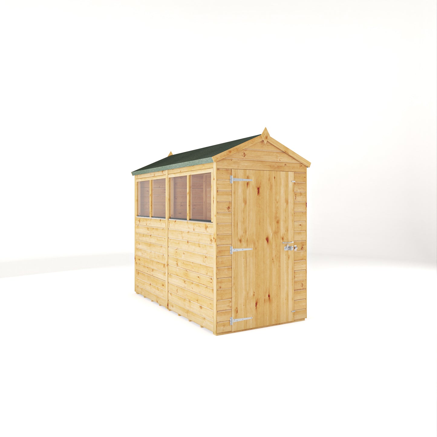Premium Wooden Garden Shed Shiplap Apex Roof - The Woodsman