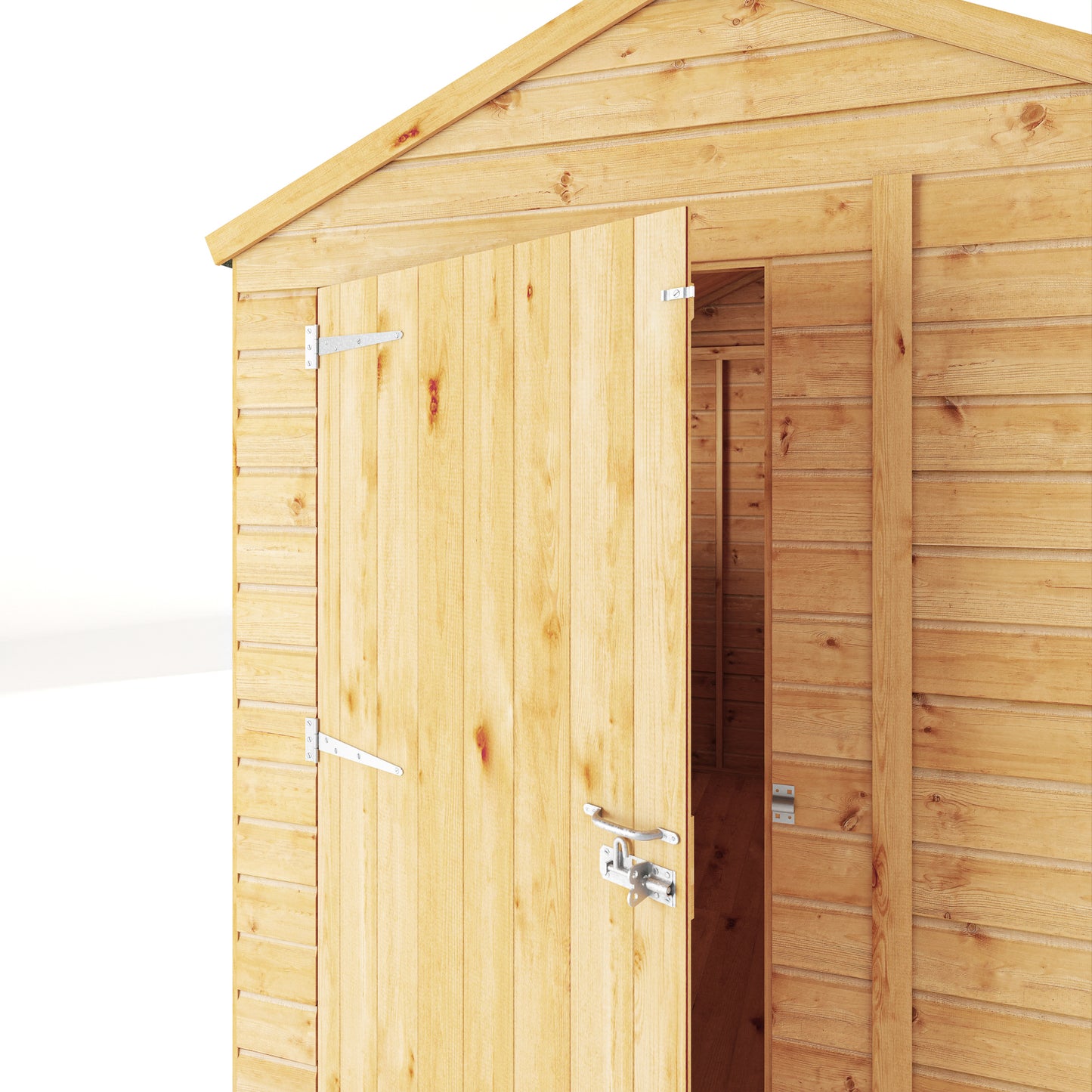 Premium Wooden Garden Shed Shiplap Apex Roof - The Woodsman