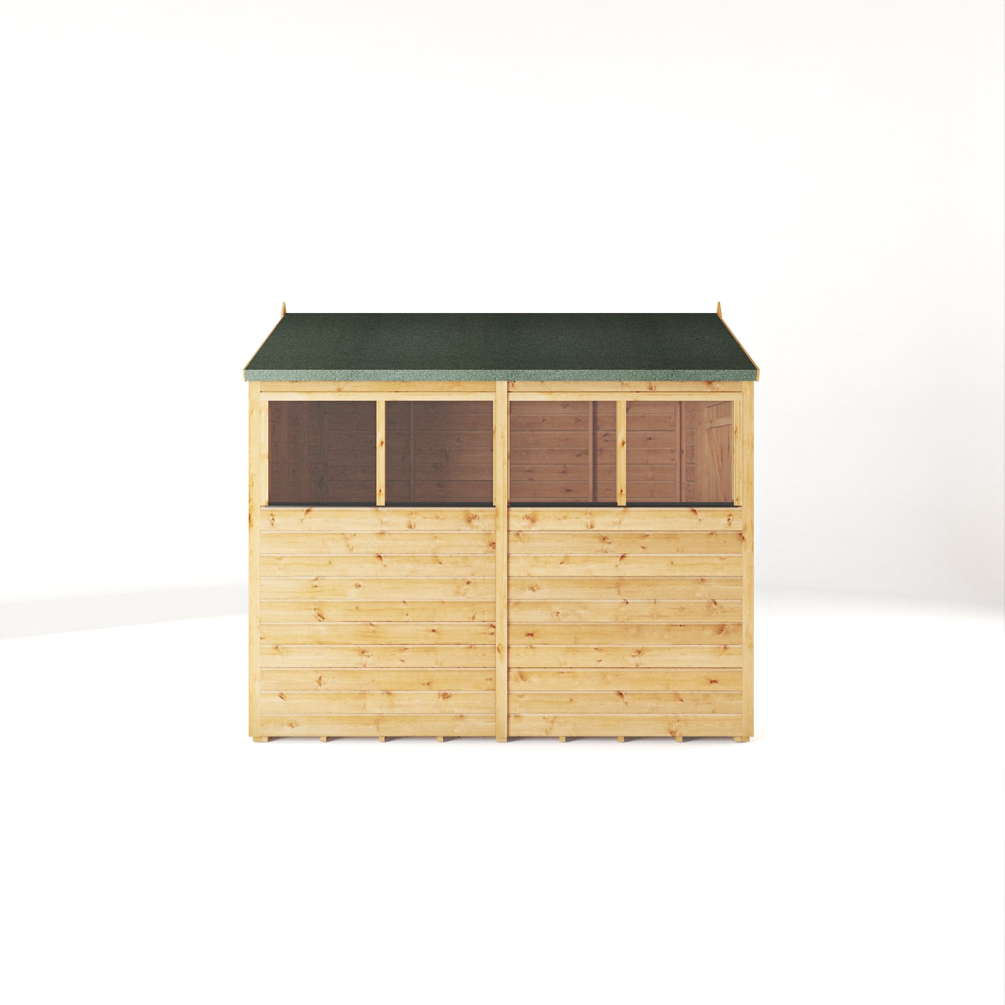 Premium Wooden Garden Shed Shiplap Apex Roof - The Woodsman