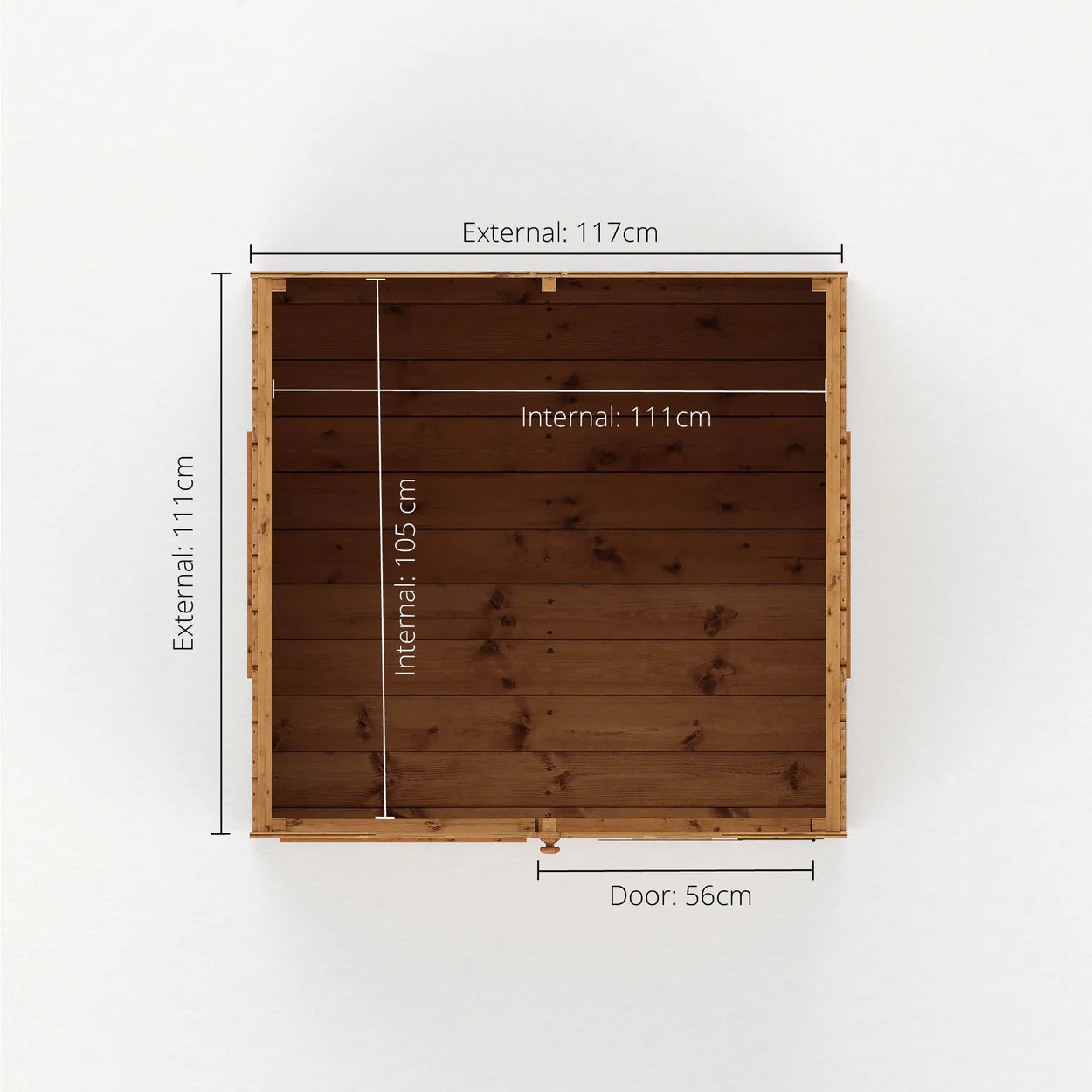 4 x 4 Snug Apex Wooden Playhouse