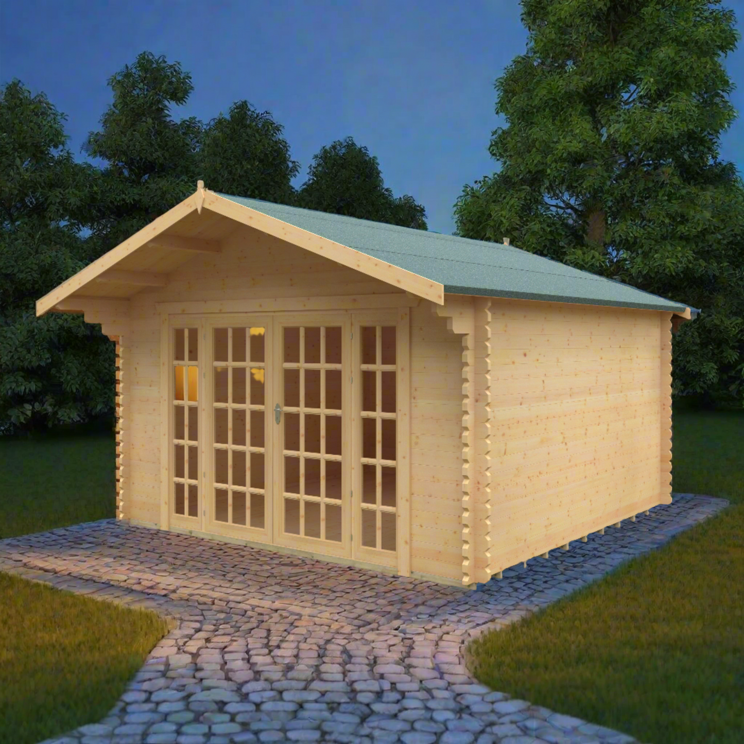 Balmoral Log Cabin 14'x 14'
