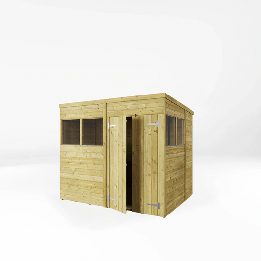 Heavy-Duty Tongue & Groove Garden Shed - Customizable & Pressure Treated | Shiny Gardens
