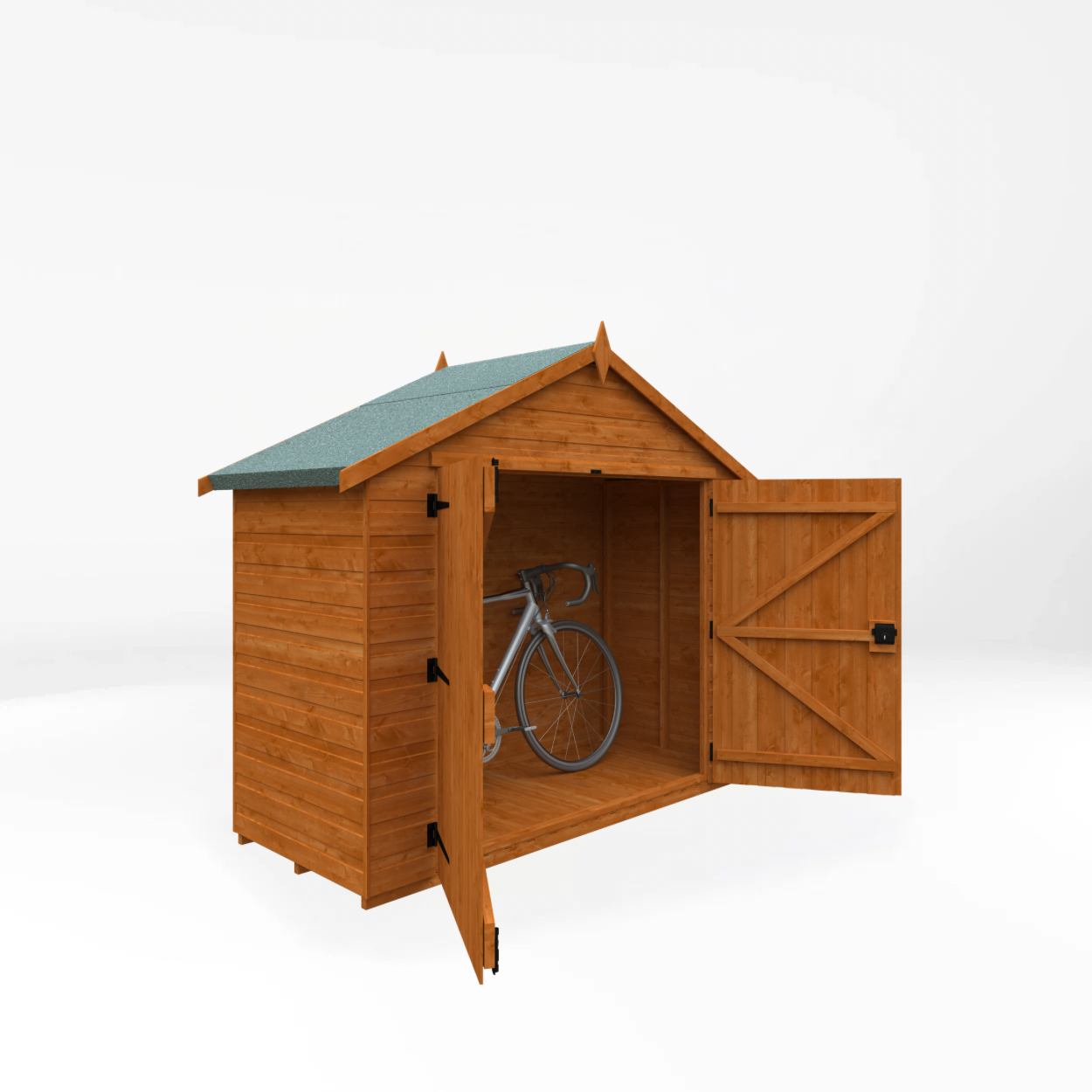 Apex Compact Bike Shed: Superior Bike Storage with Extra Space