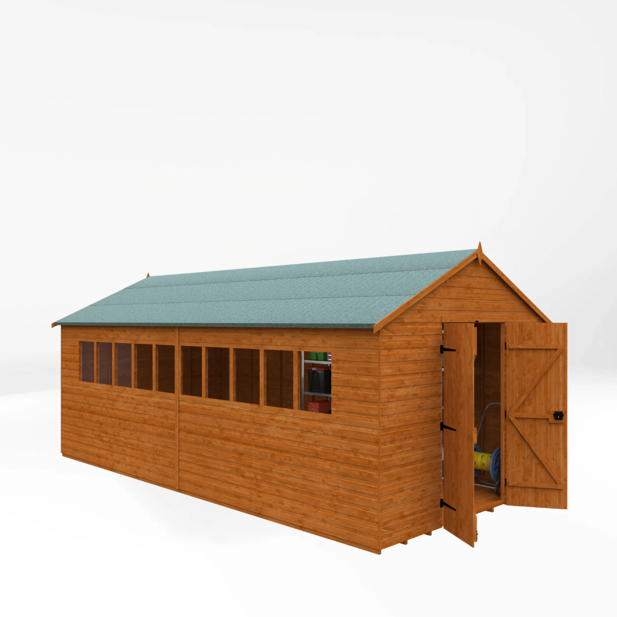 XL Wooden Workshop Shed