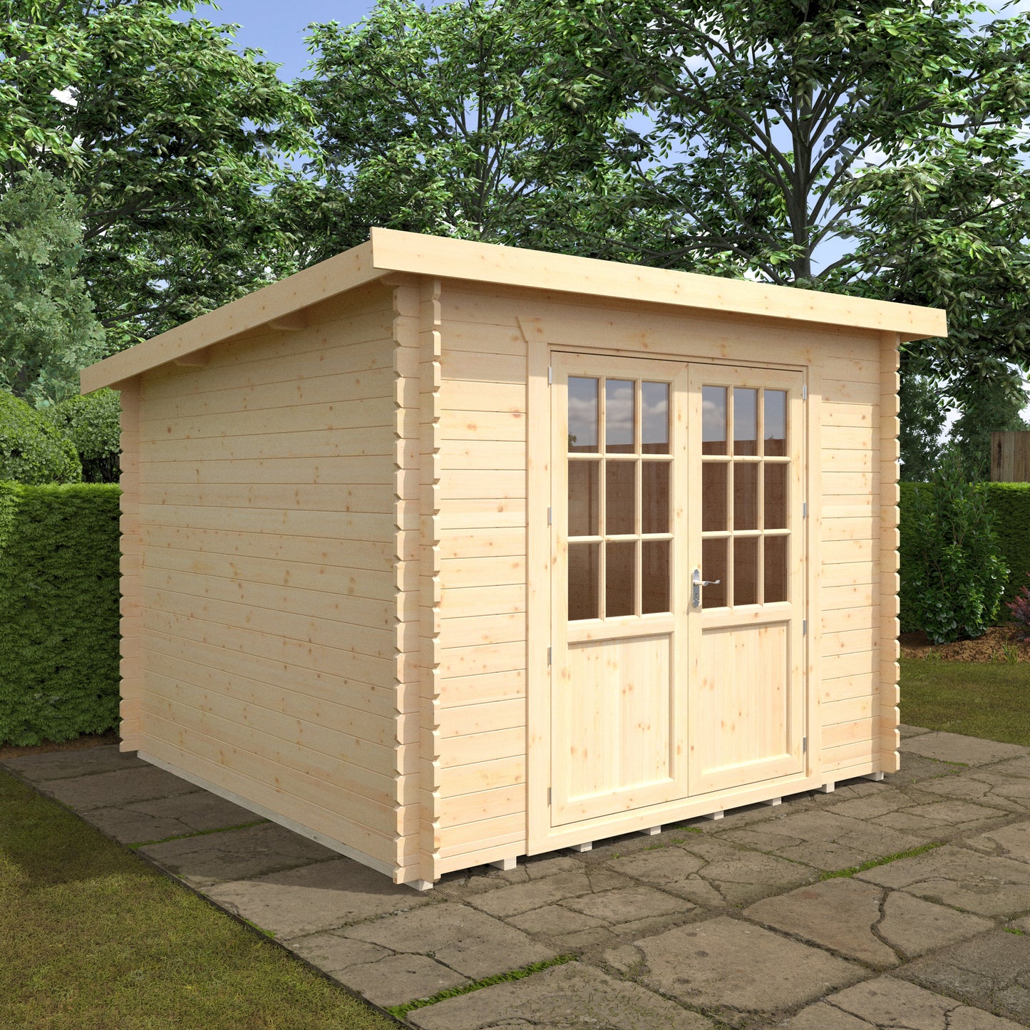 Kingsley 28mm Log Cabin | Garden Office & Summer House