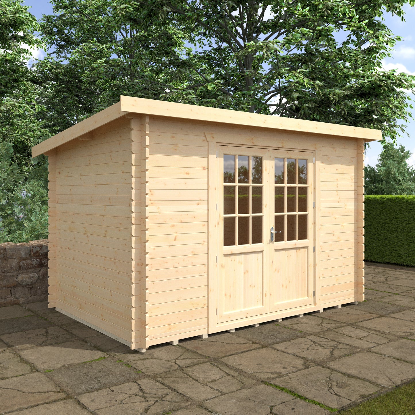 Kingsley 28mm Log Cabin | Garden Office & Summer House