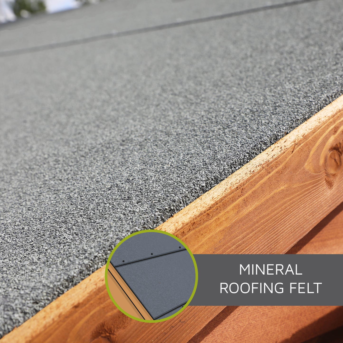 Wooden Garden Shed Overlap Reverse Apex Roof