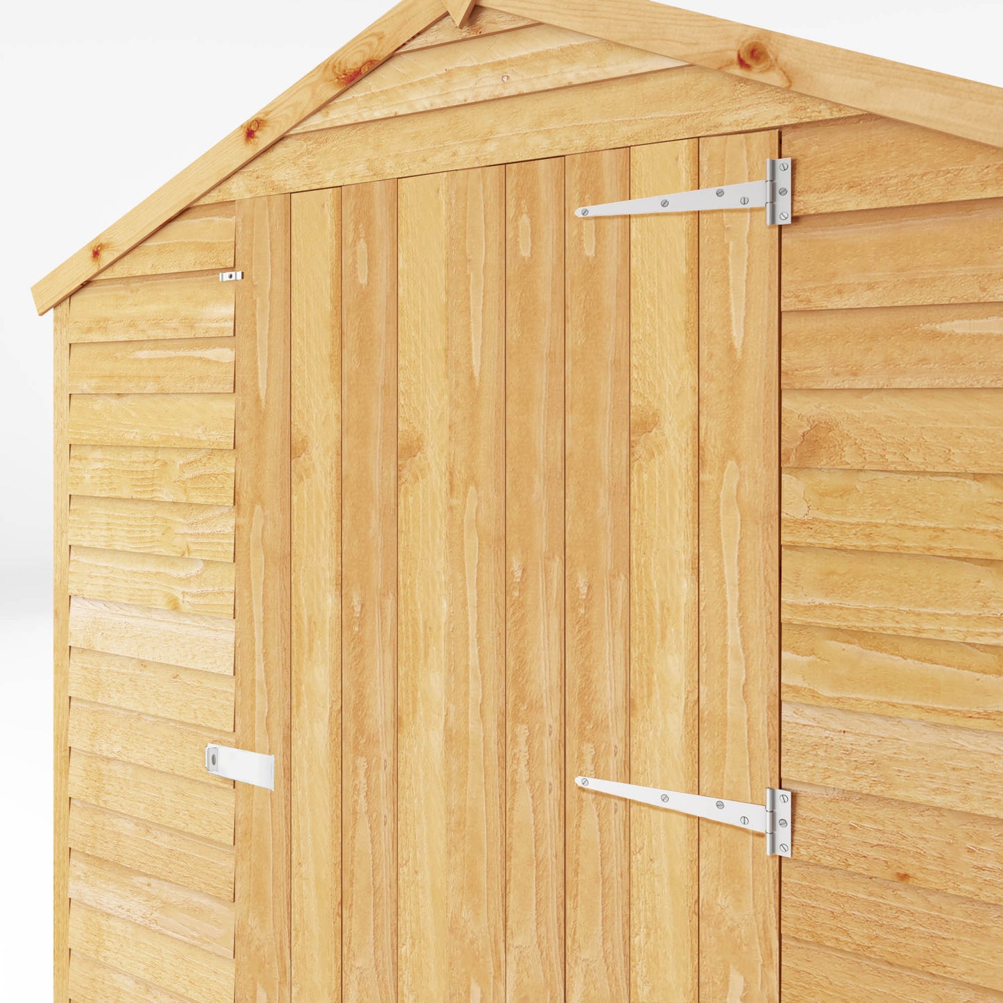 Wooden Garden Shed Overlap Apex Roof - Great Value