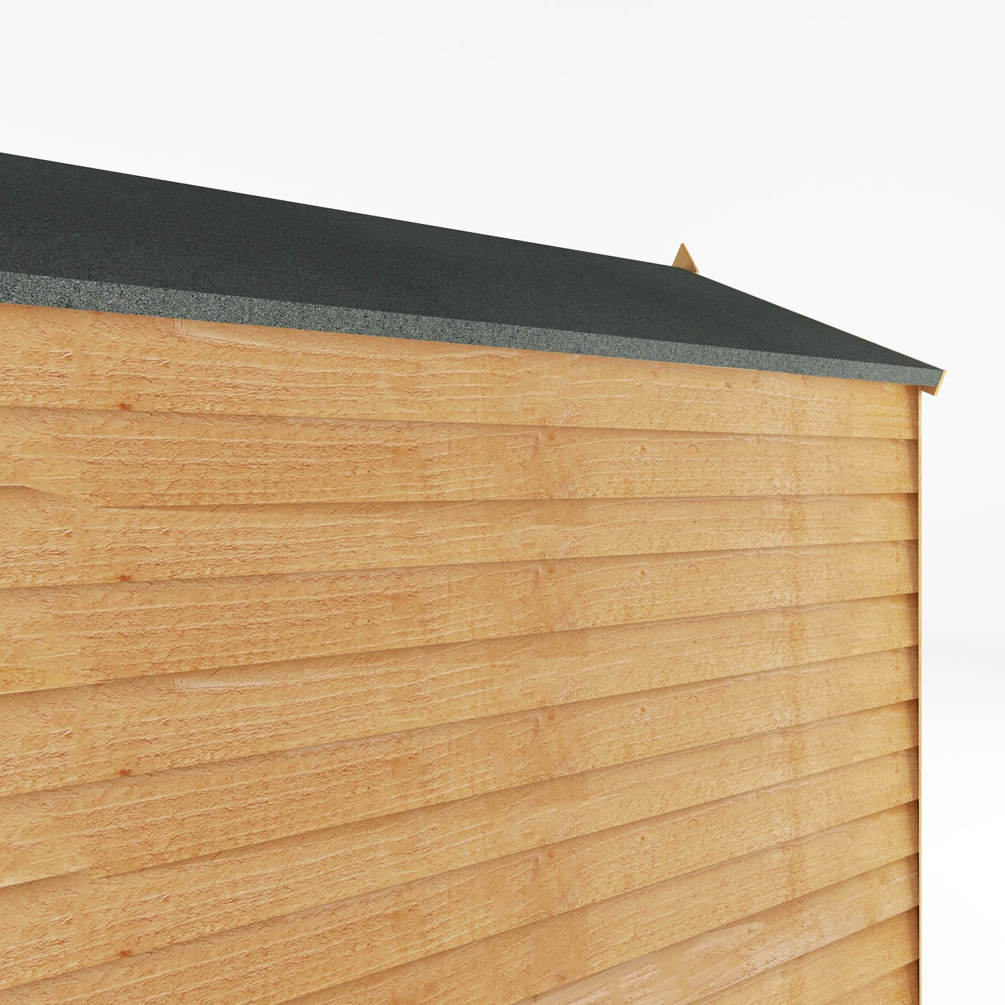 Small Windowless Wooden Garden Sheds Overlap Apex Roof - Many Sizes