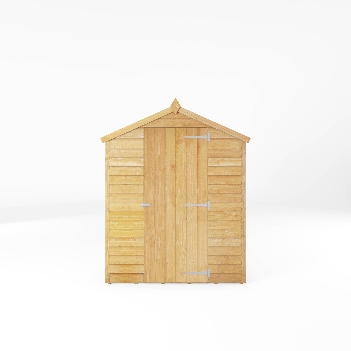 Small Windowless Wooden Garden Sheds Overlap Apex Roof - Many Sizes