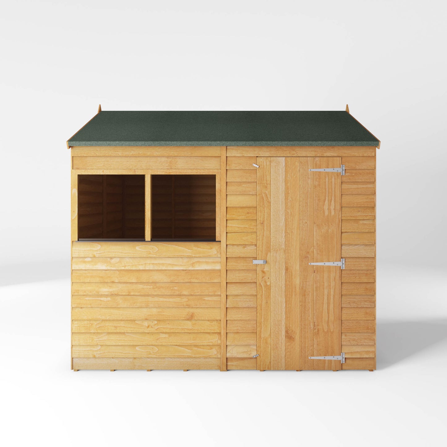 Wooden Garden Shed Overlap Reverse Apex Roof