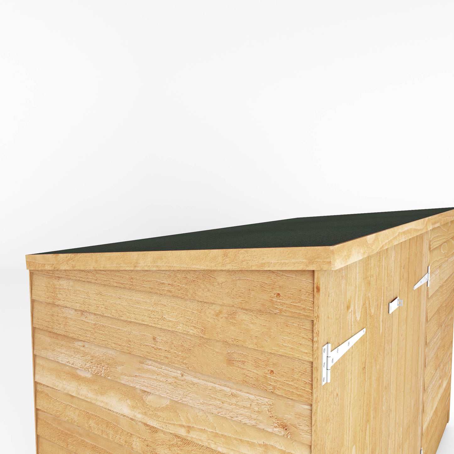 Overlap Pent Roof Bike Store