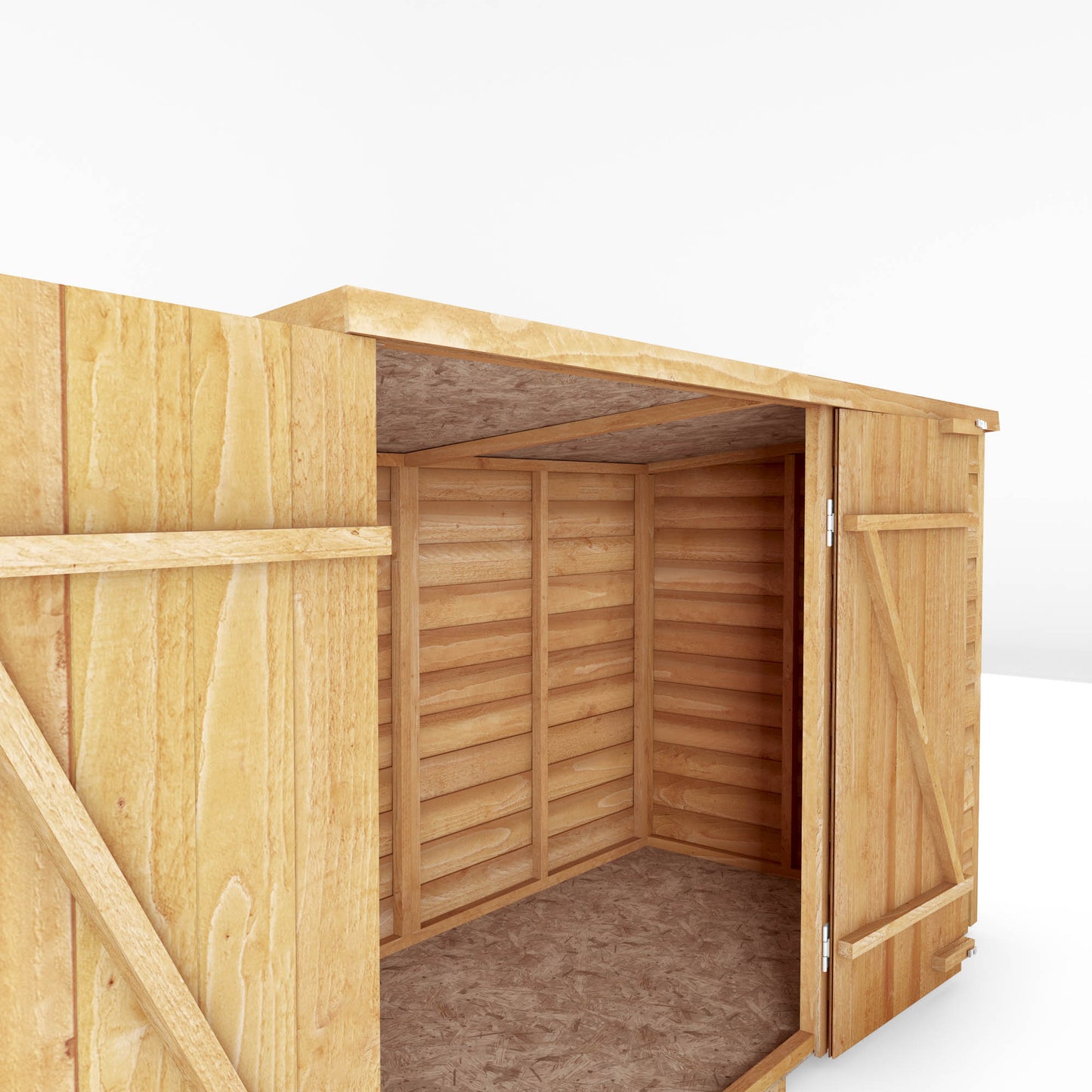 Overlap Pent Roof Bike Store