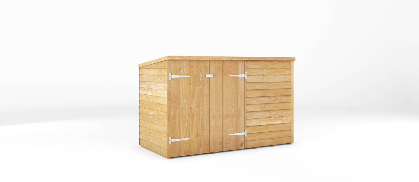 Overlap Pent Roof Bike Store