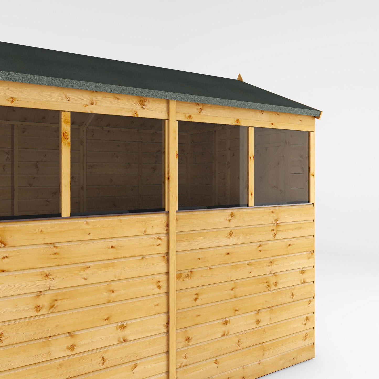 Premium Wooden Garden Shed Shiplap Apex Roof