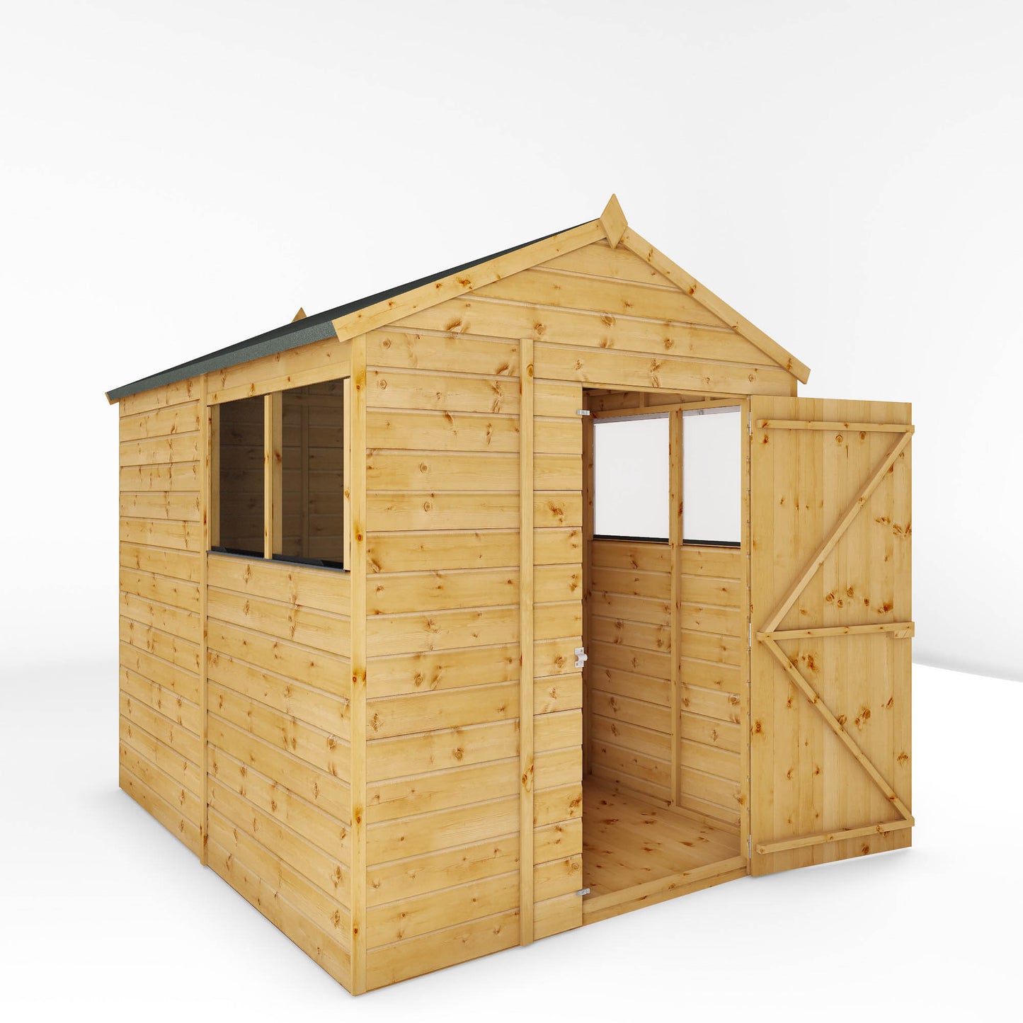 Premium Wooden Garden Shed Shiplap Apex Roof