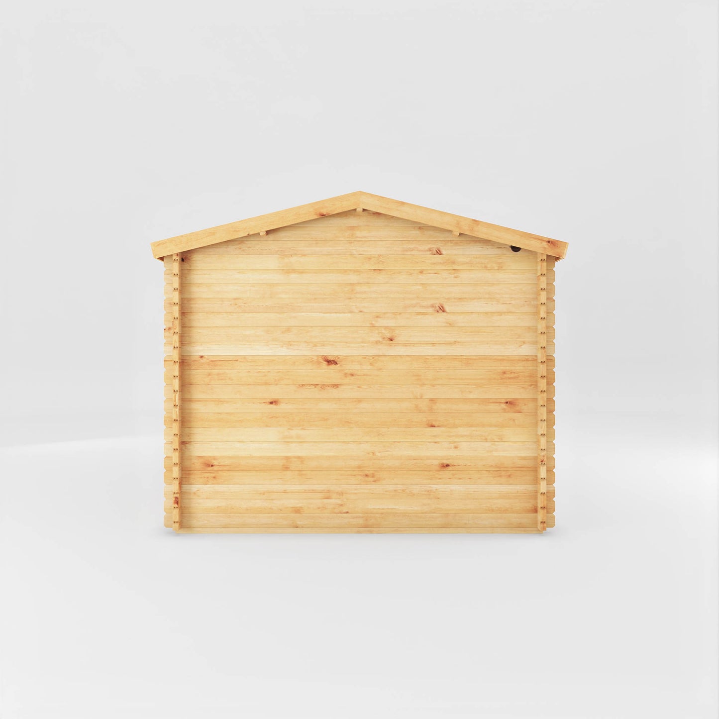 Home Office Studio Log Cabin with Side Shed