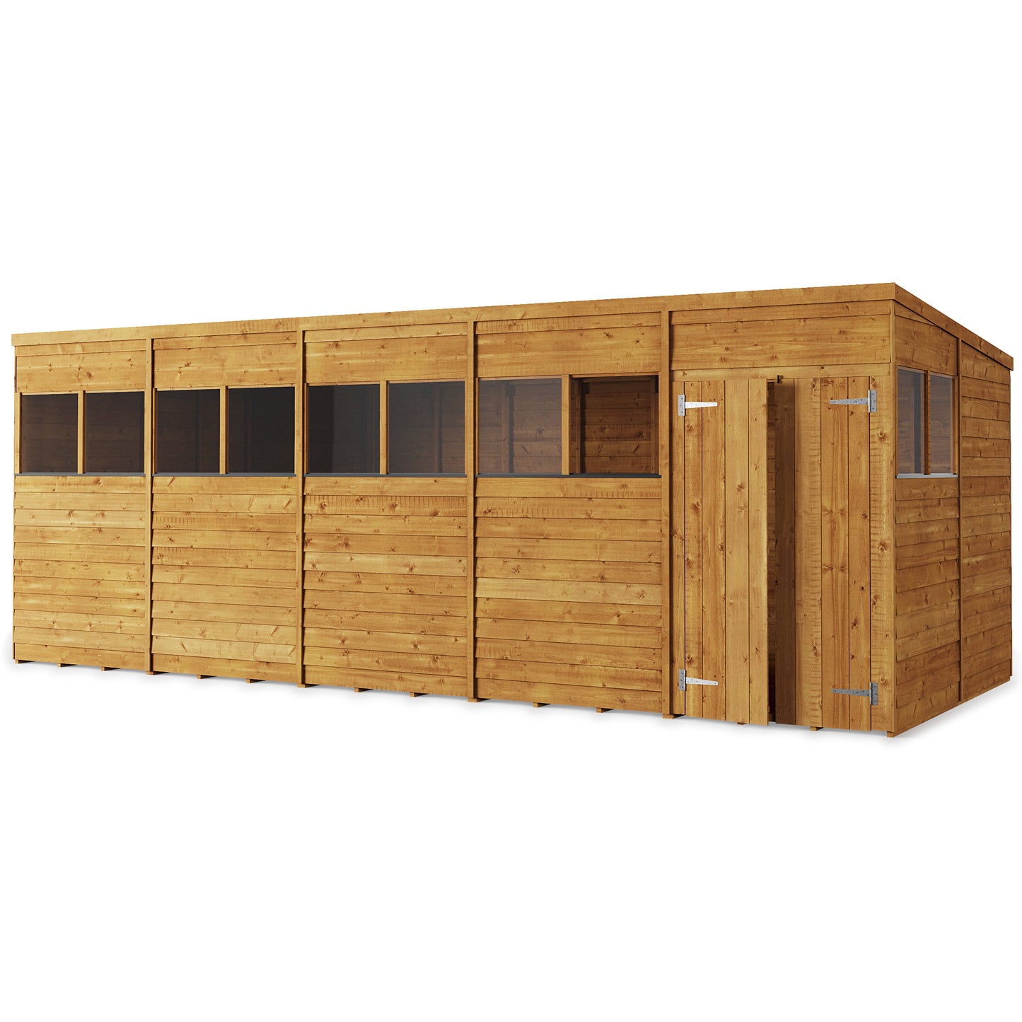 Versatile Overlap Wooden Garden Shed with Pent & Apex Roof Options