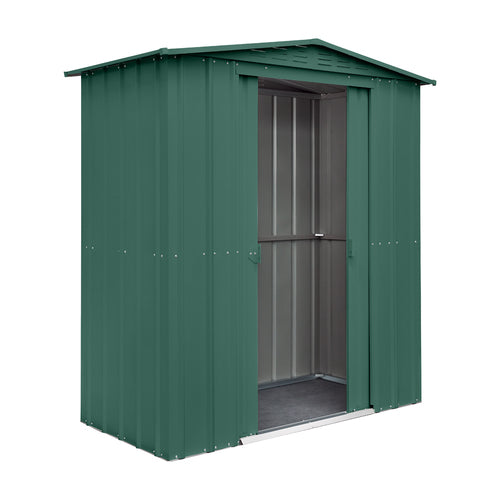 Globel Apex Metal Garden Shed