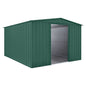 Globel Apex Metal Garden Shed