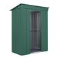 Globel Pent Metal Shed