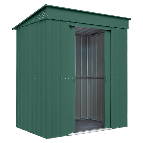 Globel Pent Metal Shed