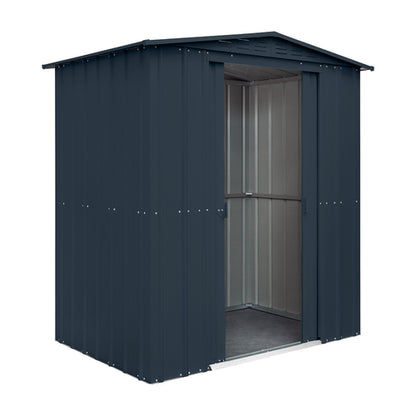 Globel Apex Metal Garden Shed