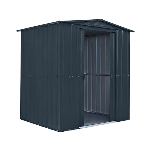 Globel Apex Metal Garden Shed