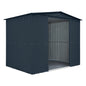 Globel Apex Metal Garden Shed