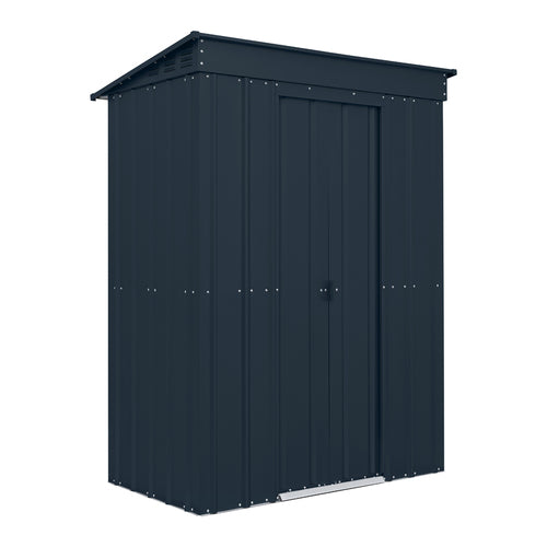 Globel Pent Metal Shed