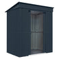 Globel Pent Metal Shed