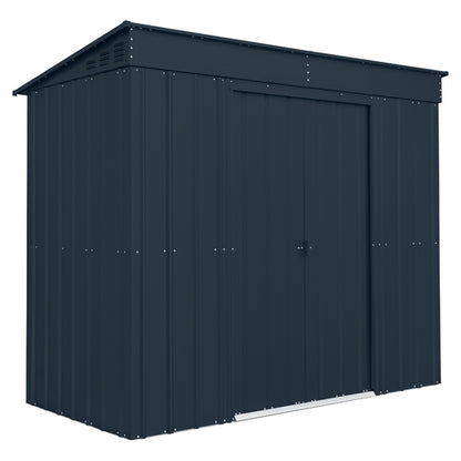 Globel Pent Metal Shed