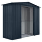 Globel Apex Metal Garden Shed