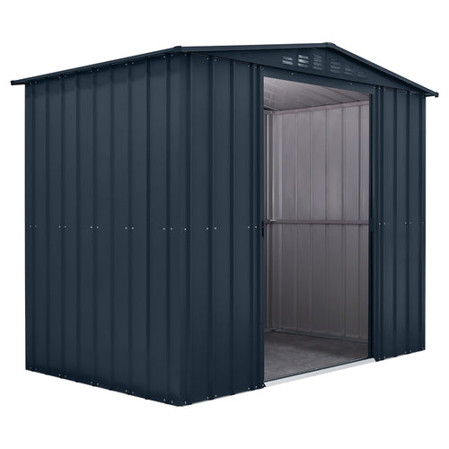 Globel Apex Metal Garden Shed