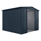 Globel Apex Metal Garden Shed