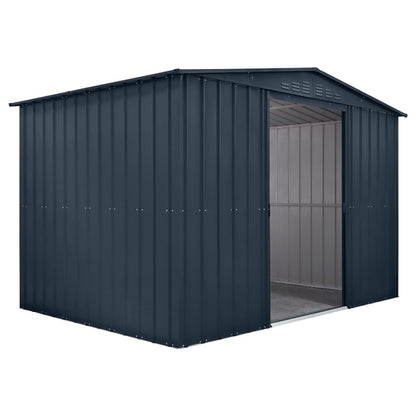 Globel Apex Metal Garden Shed