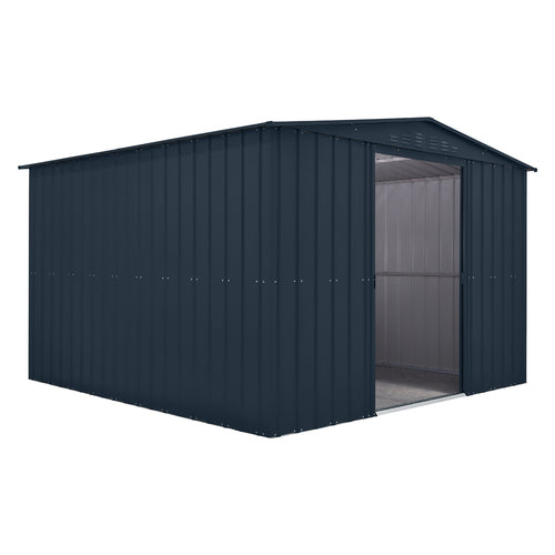 Globel Apex Metal Garden Shed