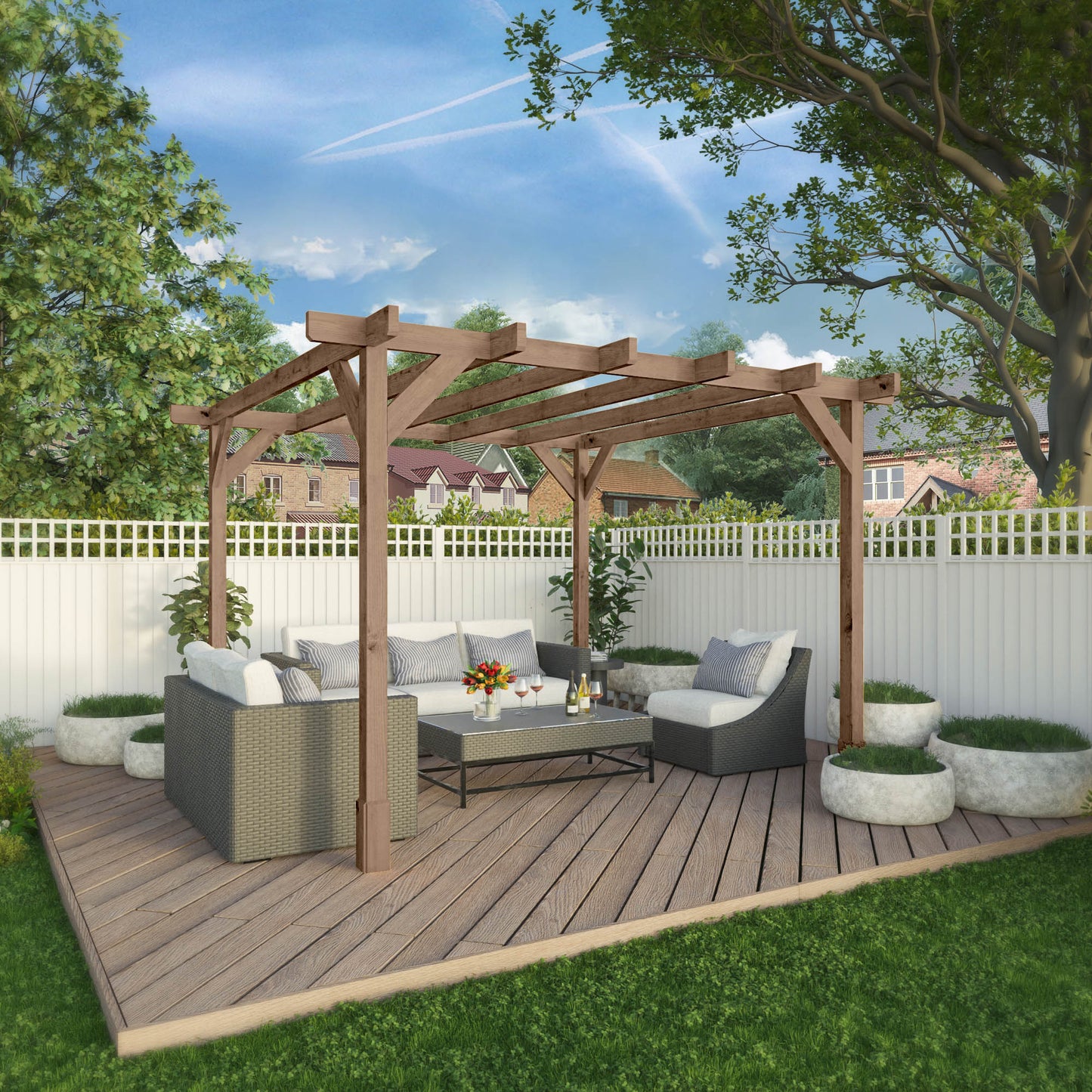 Pressure Treated Pergola