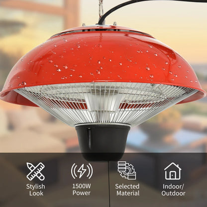 Outsunny Garden Electric Halogen Heater