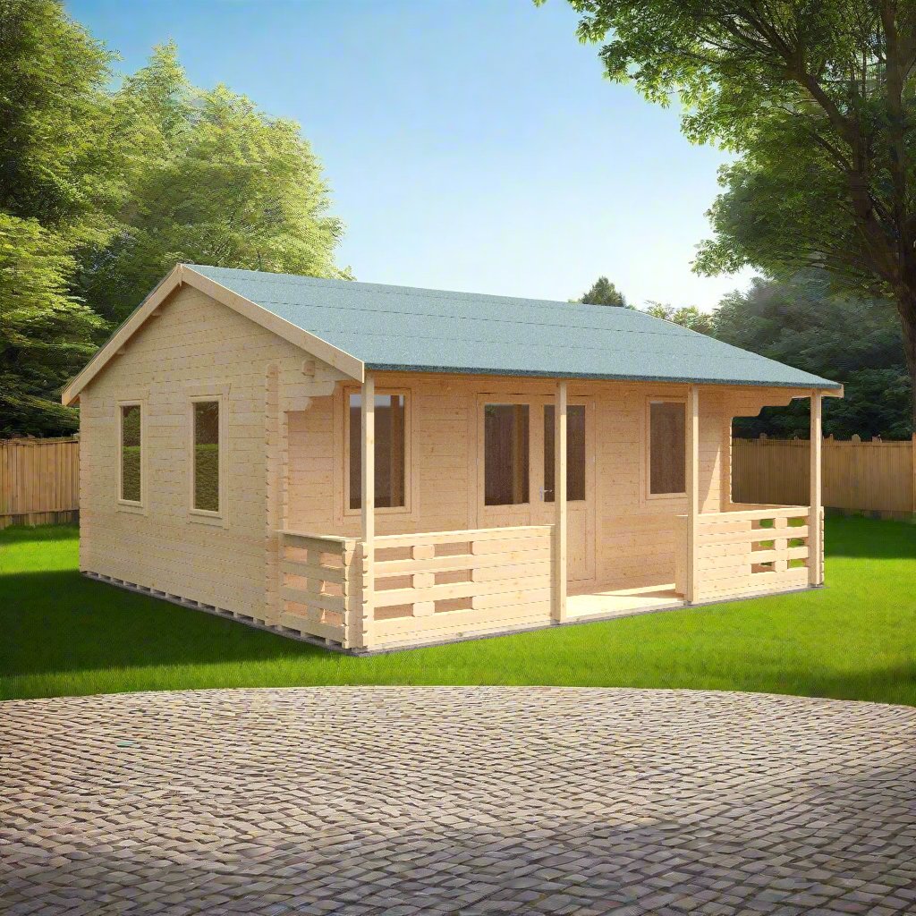 Adlington 44mm log cabin