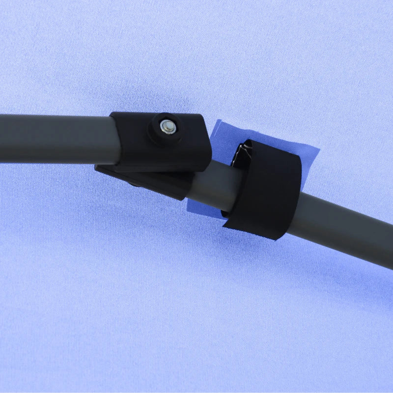 Outsunny 3 x 3(M) Pop Up Gazebo, UPF 50+ Foldable Canopy Tent with Wheeled Carrybag, 4 Leg Weight Bags, Height Adjustable Marquee Shelter 1 person easy setup for Outdoor Garden Patio Party, Blue