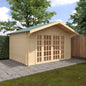 Balmoral 44mm Log Cabin: Elegant Garden Living