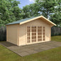 Balmoral 44mm Log Cabin: Elegant Garden Living