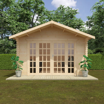 Balmoral 44mm Log Cabin: Elegant Garden Living